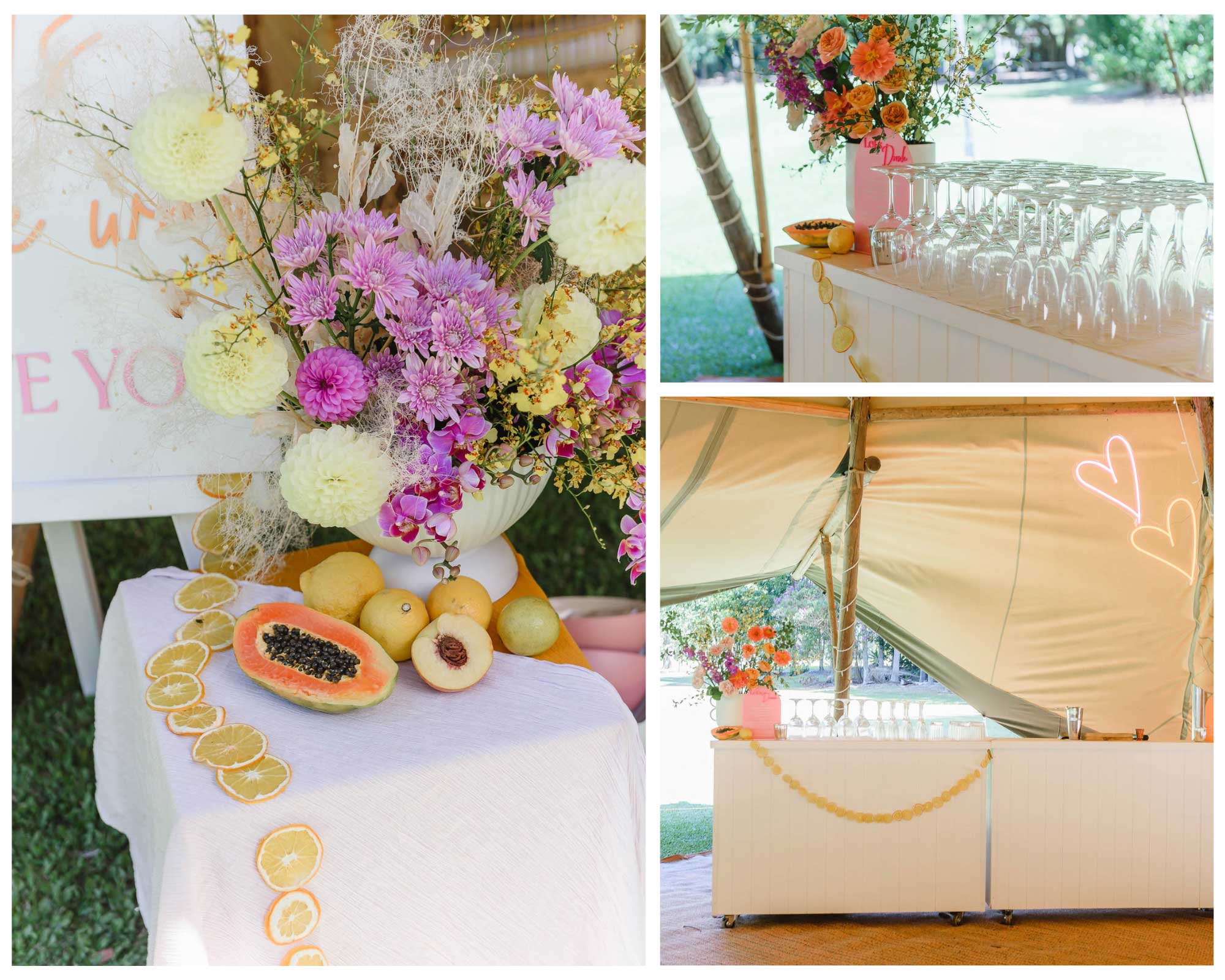 Erin & Bree's Acre Wedding Boomerang Farm mobile bar